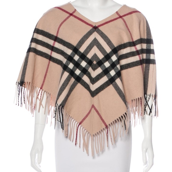 Burberry Sweaters - Burberry Nova Check Poncho